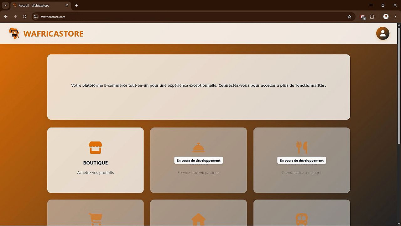 Naviguer vers le site wafricastore.com